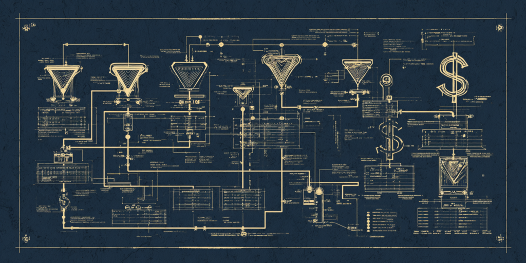 Lawless A blueprint style layout on dark navy paper showing a be3373eb fc95 4692 b583 841f110c2e6a